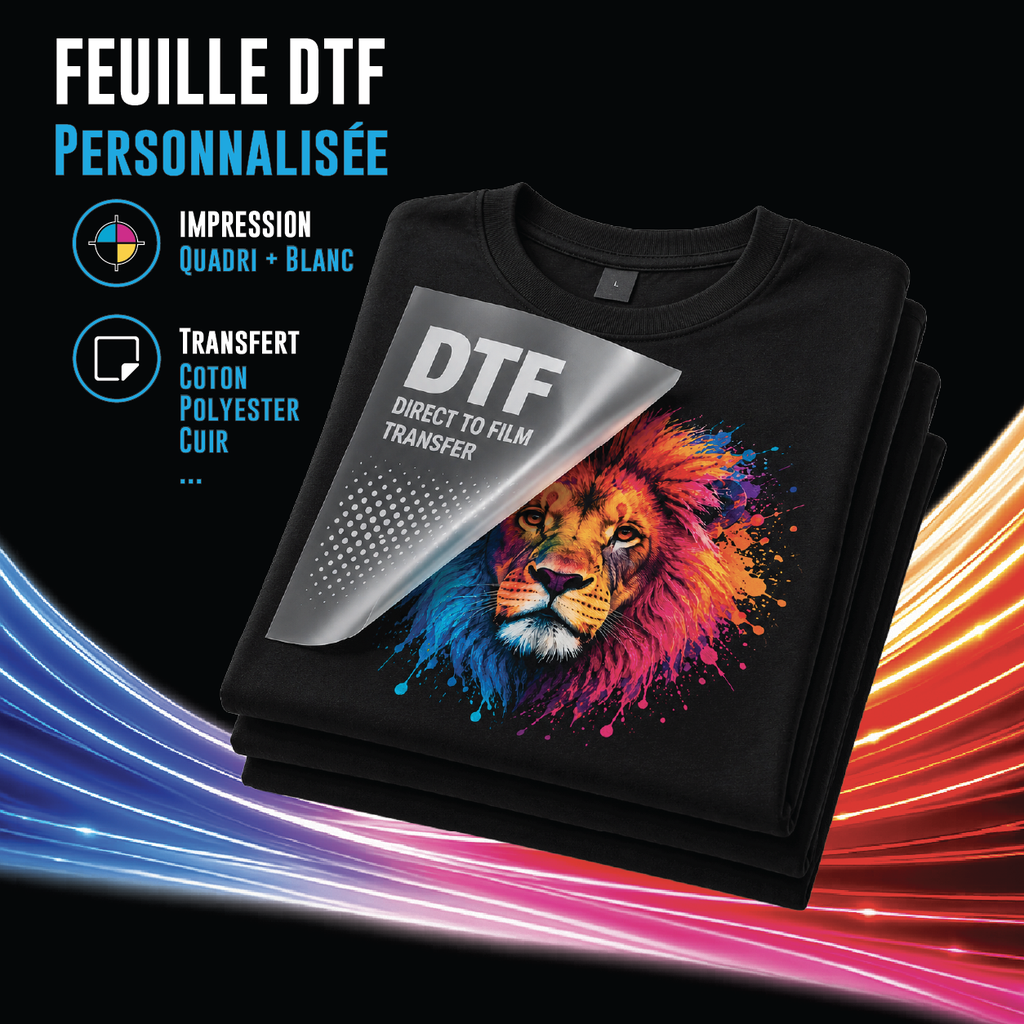 Feuille DTF 350 x 450 mm