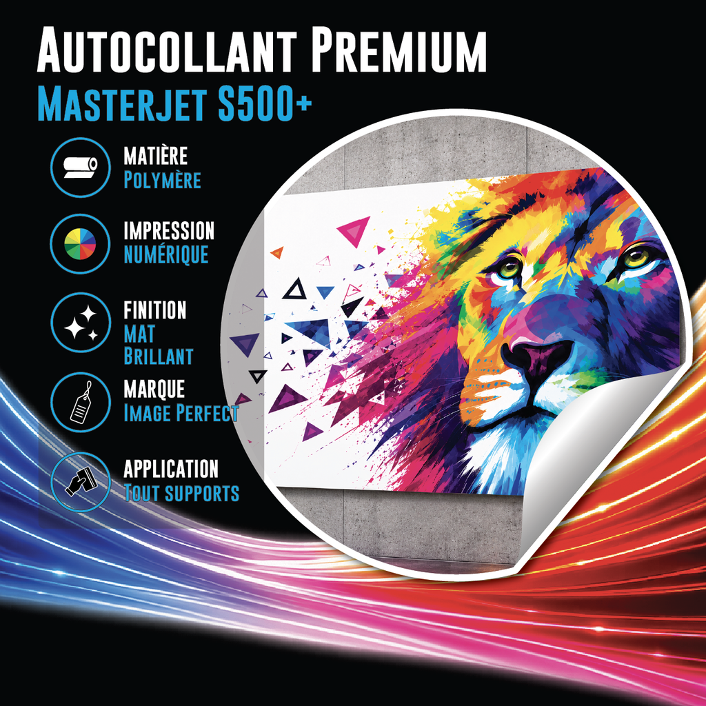 Autocollant Polymère Masterjet S500+ Pro