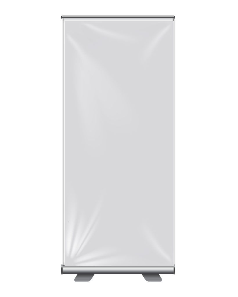 Roll-Up personnalisé (Basic Gray, 850 x 2000 mm)