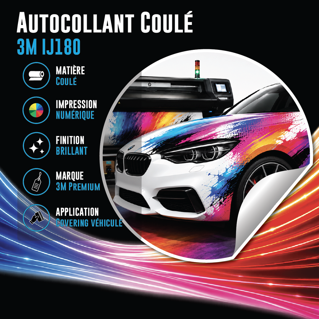 Autocollant grand format sur mesure