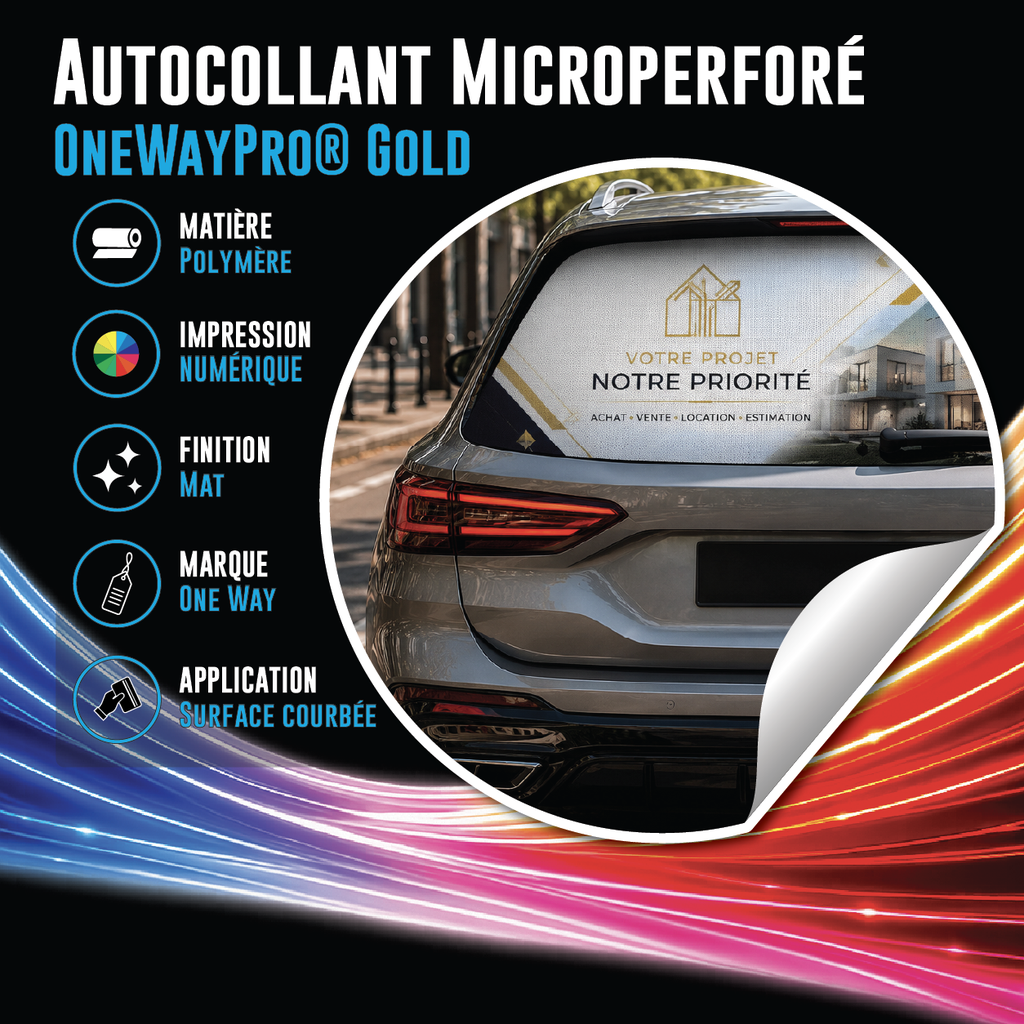 Autocollant grand format sur mesure