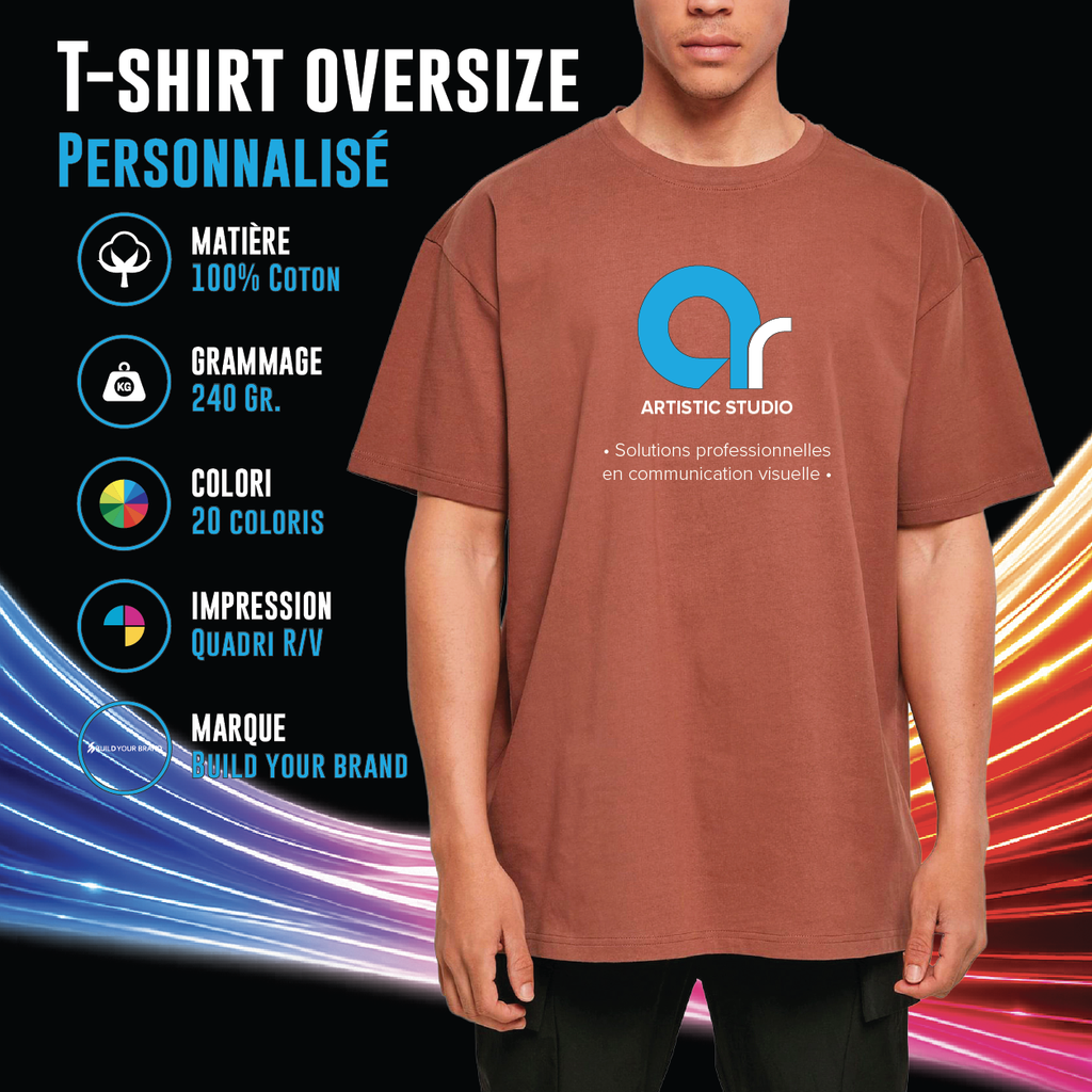 BY102 - T-shirt oversize lourd (XS)