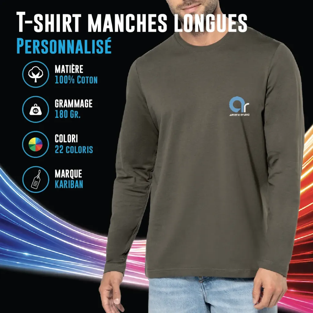 T-shirt manches longues homme - K359