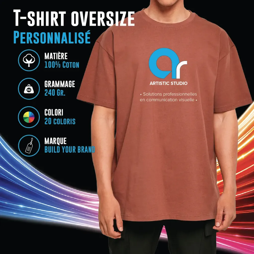 BY102 - T-shirt oversize lourd